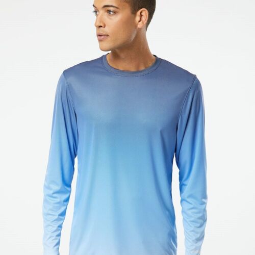 Unisex Barbados Performance Pin Dot Long Sleeve T-Shirt Thumbnail