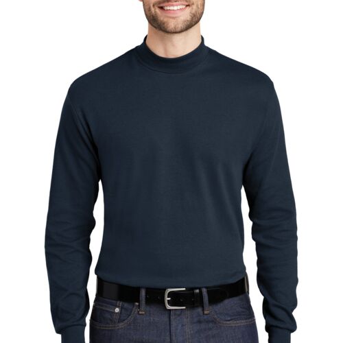 Interlock Knit Mock Turtleneck Thumbnail